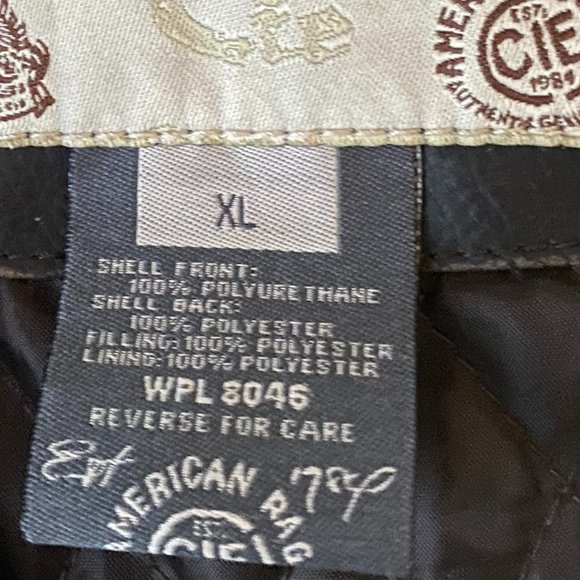 American Rag Dark Brown Faux Men's Leather Coat XL - Picture 12 of 12